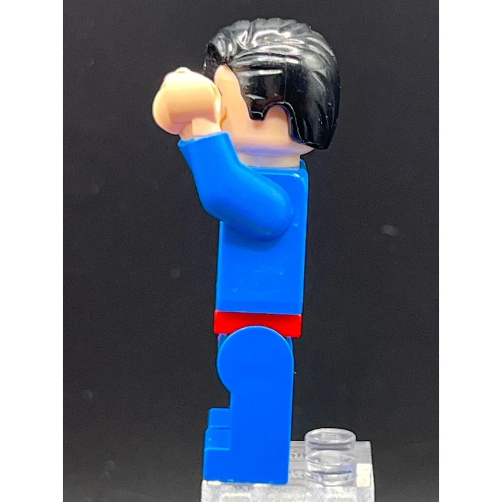 LEGO DC Super Heroes Superman Minifigure Sh0156 Blue Suit Heat Vision Head